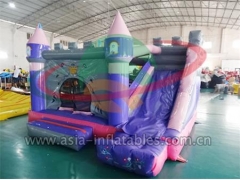 Inflatable Racing Game Inflatable Purple Mini Bouncer Combo