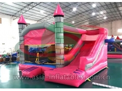 Indoor Sports Inflatable Jumping Castle With Mini Slide
