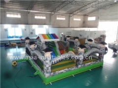 Customized Garden House Inflatable Playland For Children