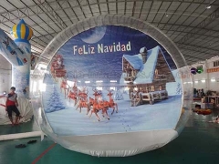Vente chaude Globe de neige gonflable de tente à bulles pour prendre des photos en prix usine