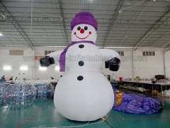 4mH Inflatable Snowman for Party Rentals & Corporate Events