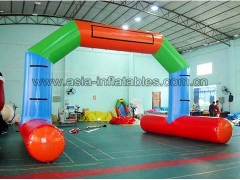 Party Use Durable PVC Tarpaulin water floating Inflatable airtight arch for advertising