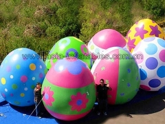 Oeufs de Pâques gonflables géants gonflables de ballon d'œuf de publicité gonflable fait sur commande pour la décoration de festival et jeux de sports interactifs