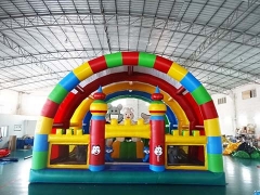 Hot Selling Interesting Inflatable Castle Inflatable Rabbit Fun City For Kid Playground in Factory Wholesale Price