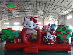 Cartoon Moonwalk Inflatable Hello Kitty Toddler Jumper For Girls