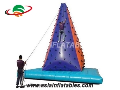 Custom Inflatables Large Inflatable Interactive Games Inflatable Rock Climbing Wall For Sale