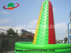 Outdoor Commercial Colorful Inflatable Interactive Sport Games Inflatable Mountain Climbing Wall