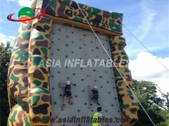 Indoor Sports Indoor Inflatable Air Rock Mountain Climbing Wall, Inflatable Climbing Walls Sport Games
