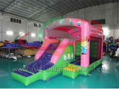 Military Inflatable Obstacle Inflatable Mini Minion Bouncer And Slide Combo