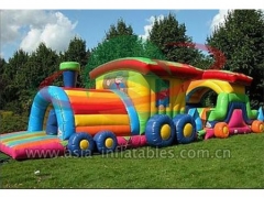 Military Inflatable Obstacle Outdoor Obstacle Course Tunnel For Challenge