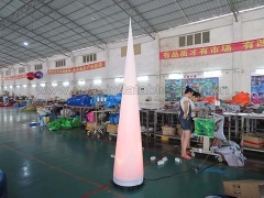 Hot Selling Inflatables Cône d'éclairage gonflable 2.5mH en prix usine