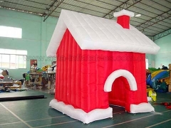 Vente chaude Maison de Noël gonflable en prix usine