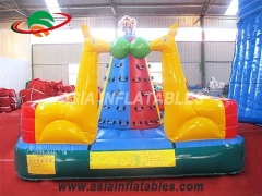 Children Party and Event Lovely Animal Theme Outdoor Rock Inflatable Climbing Wall For Kids