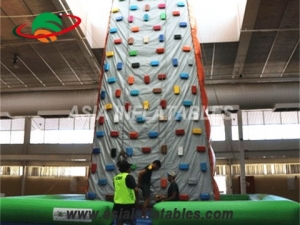 Hot Sale Sport Games Climbing Wall Inflatable Rock Climbing Mountains & Interactive Sports Games